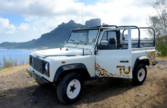 Explore Bora Bora with a safari jeep tour